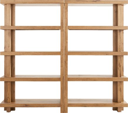 Edgewater Brown Etagere Set of 2