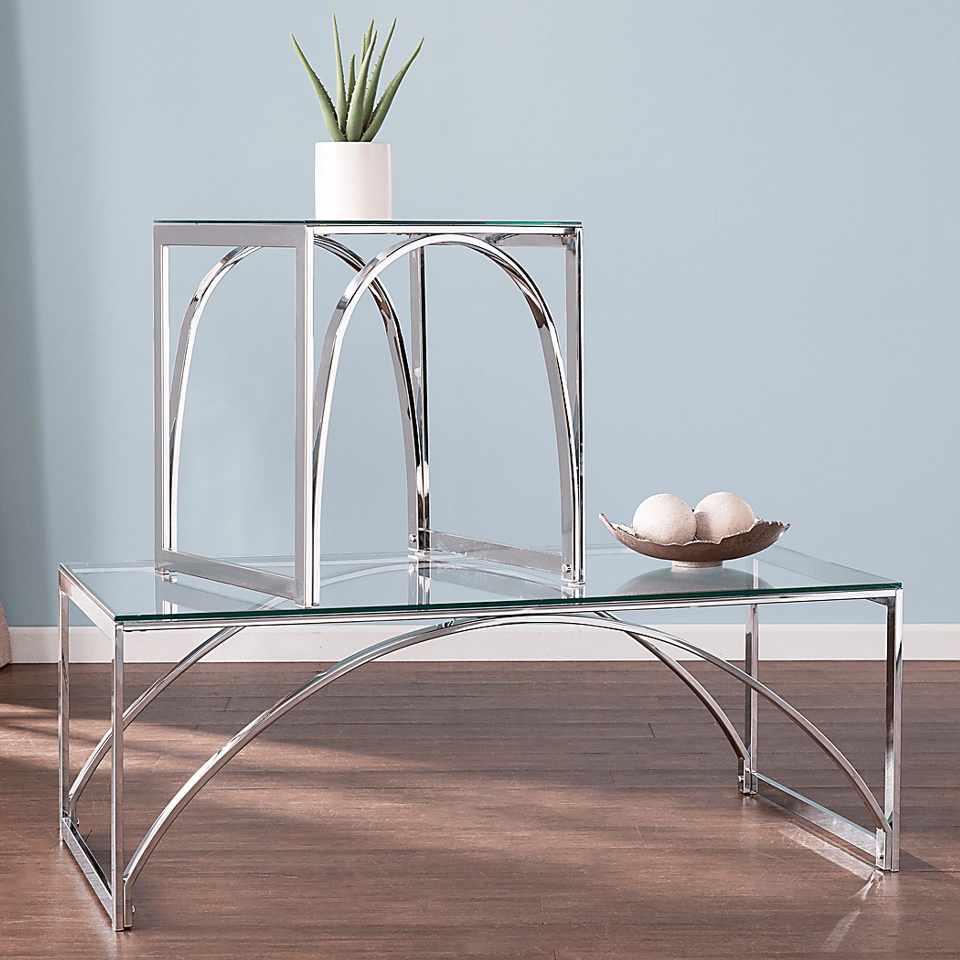 Edgeway Clear End Table - Image 5