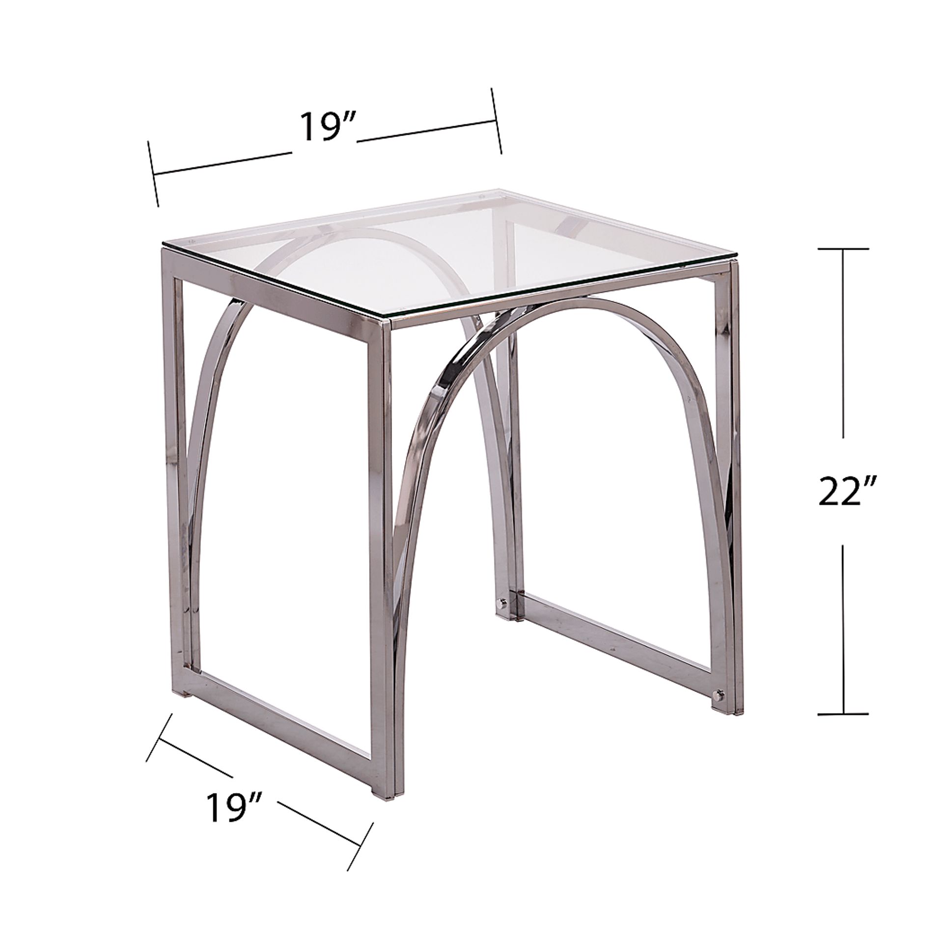 Edgeway Clear End Table - Image 6