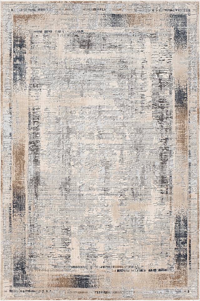 Ediline Ivory 5'3 x 7'3 Rug - Thumbnail - Image 1