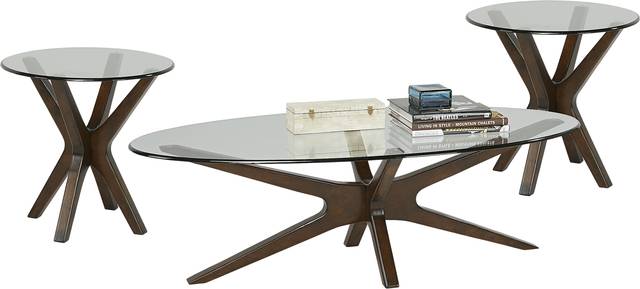 Edina Cherry 3 Pc Table Set - Thumbnail - Image 1