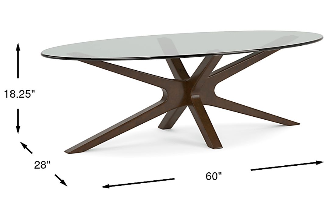 Edina Espresso Cocktail Table