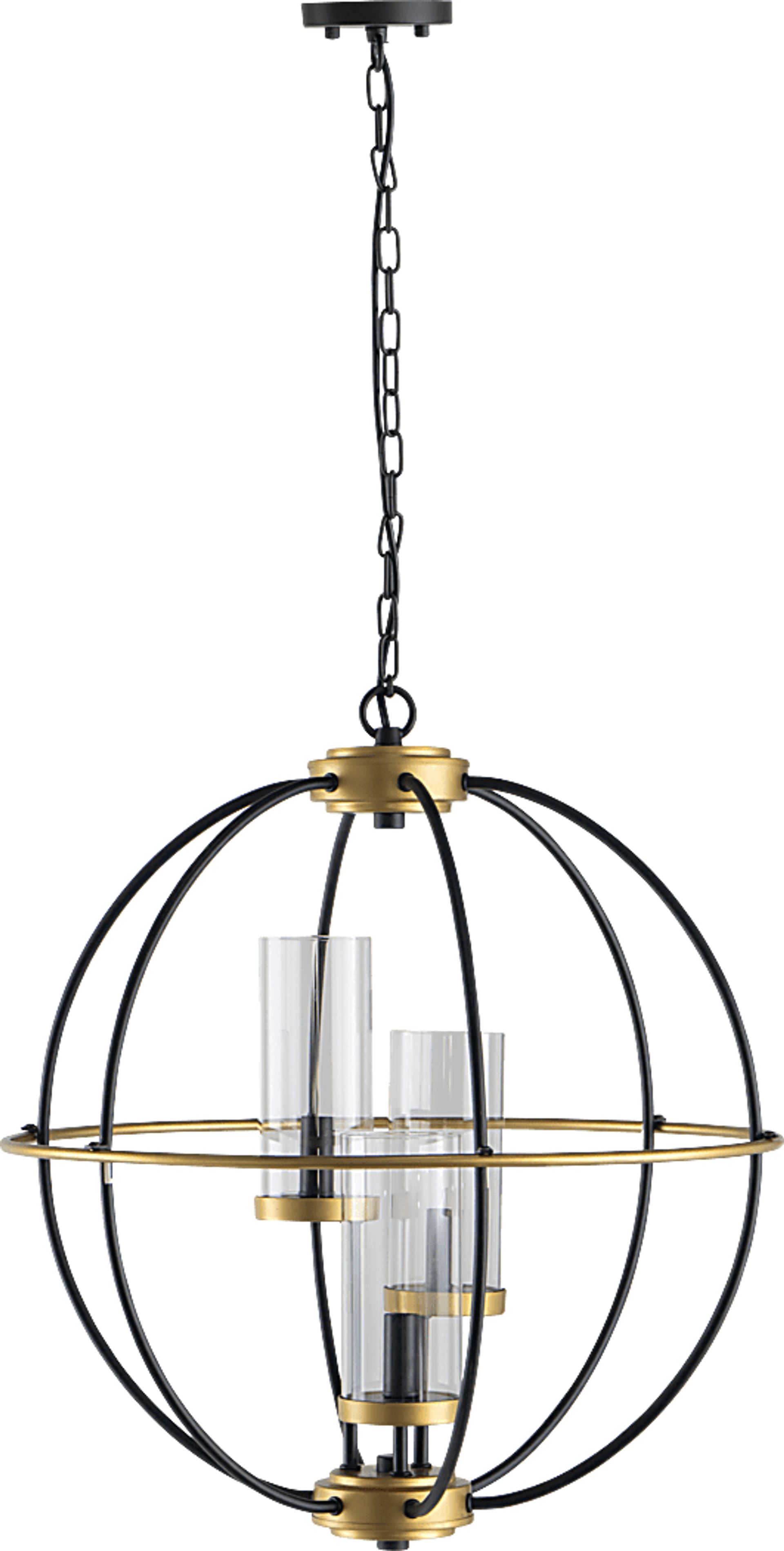 Edinburg Lane Black Chandelier - Image 1