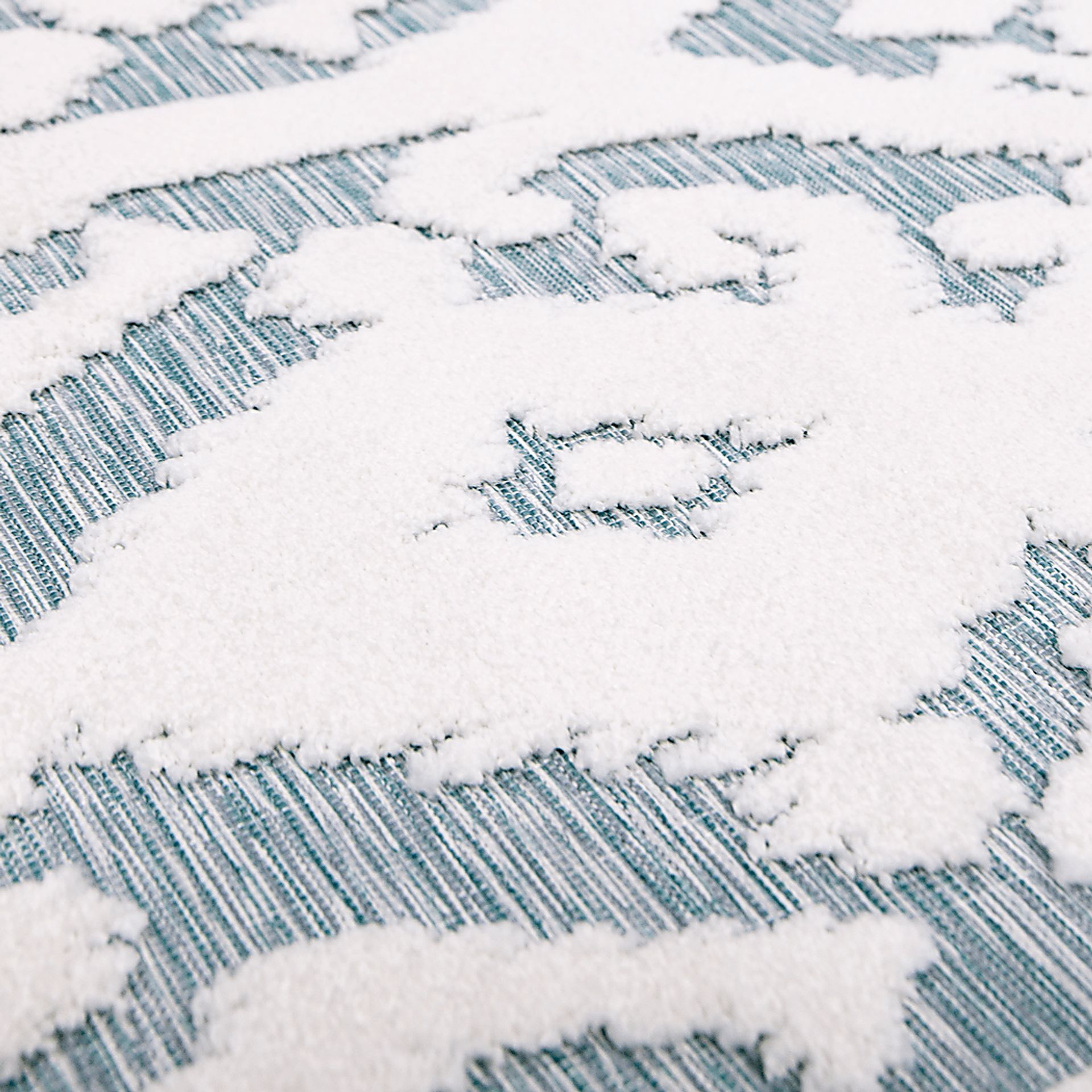 Edingale White/Blue 7'9 x 10'10 Rug - Image 7