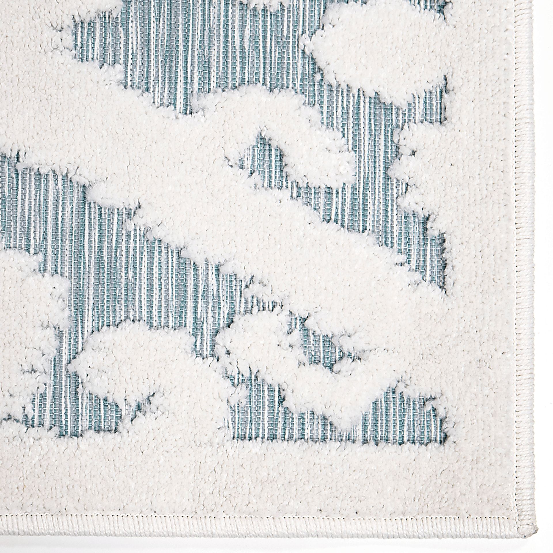Edingale White/Blue 7'9 x 10'10 Rug - Image 3