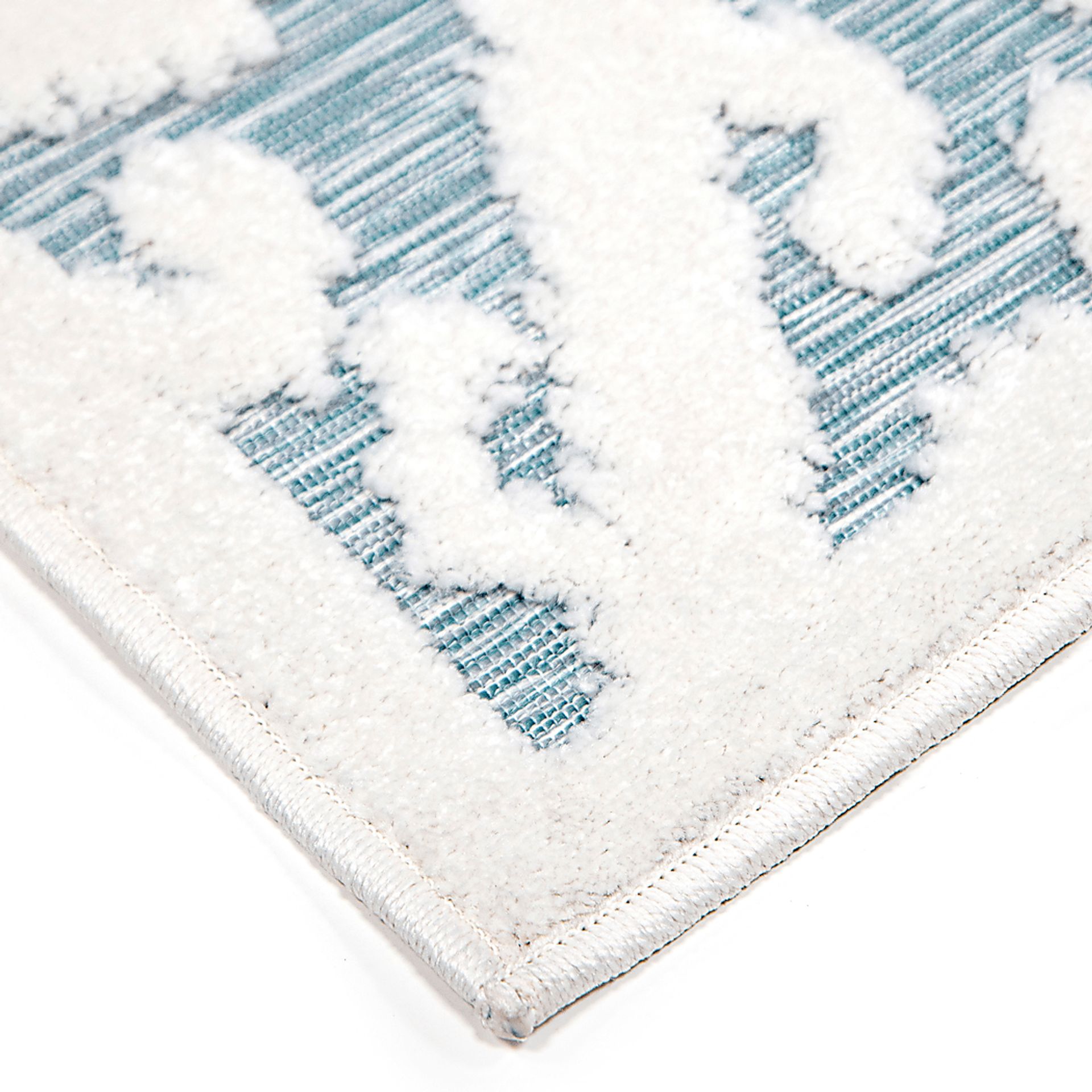Edingale White/Blue 7'9 x 10'10 Rug - Image 4