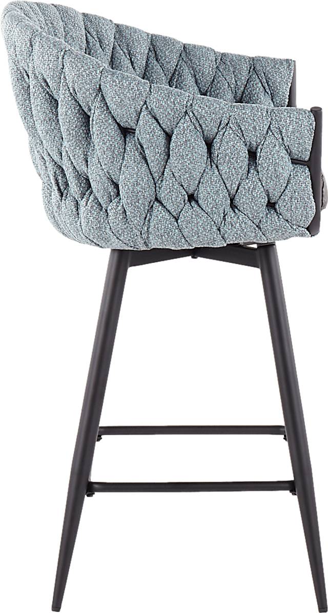 Edinger Blue Counter Height Stool, Set of 2 - Thumbnail - Image 3