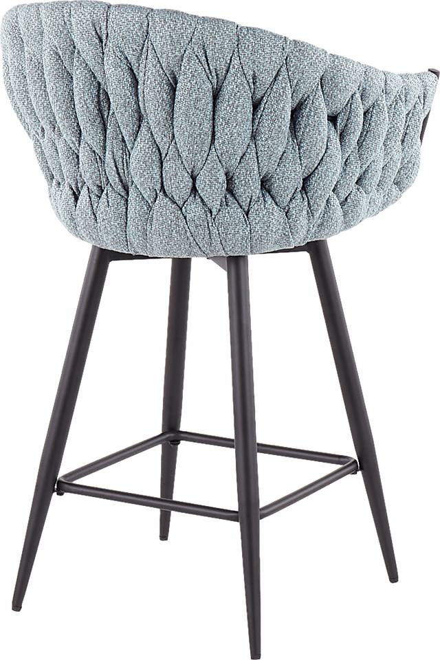 Edinger Blue Counter Height Stool, Set of 2 - Thumbnail - Image 4