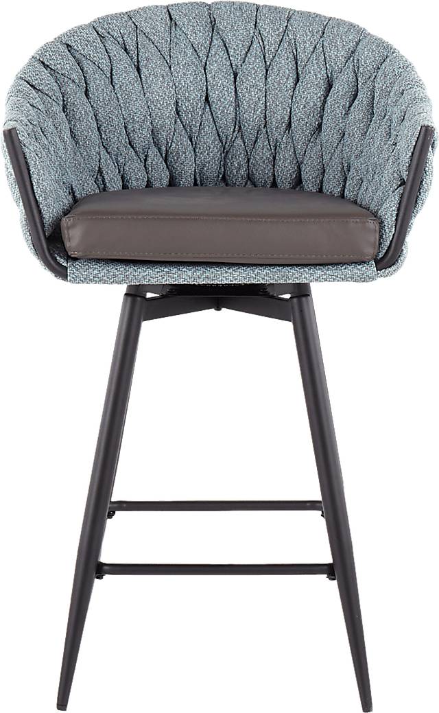 Edinger Blue Counter Height Stool, Set of 2 - Thumbnail - Image 6