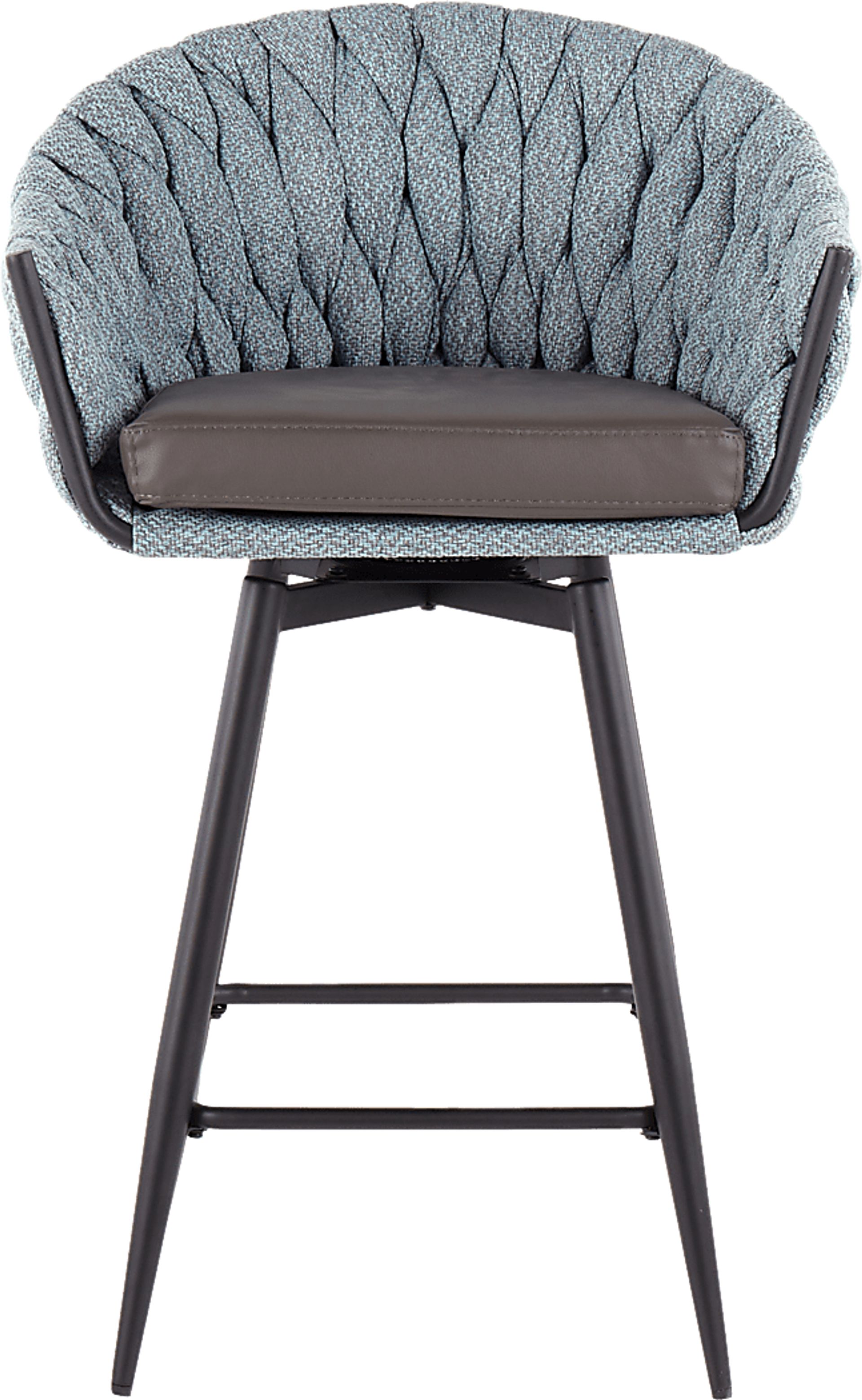 Edinger Blue Counter Height Stool, Set of 2 - Image 6