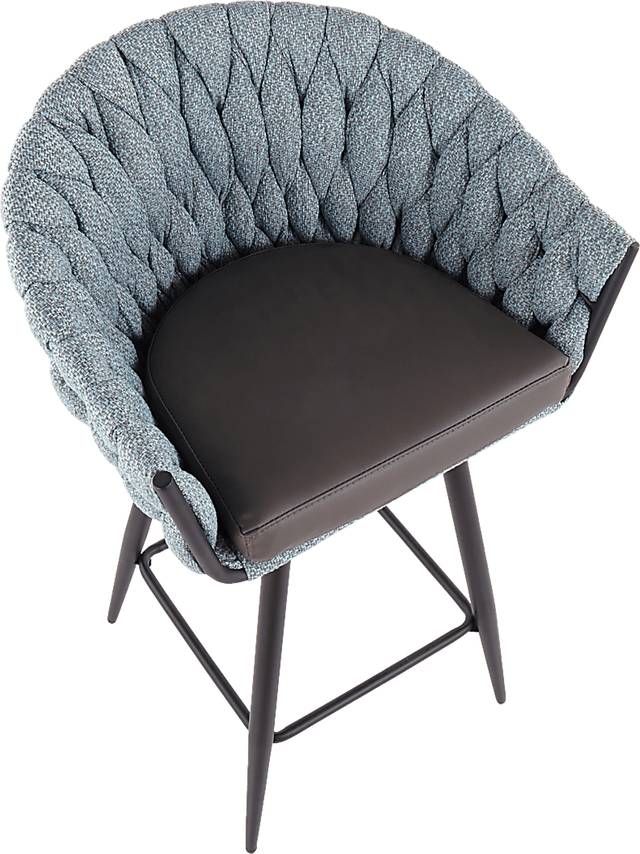 Edinger Blue Counter Height Stool, Set of 2 - Thumbnail - Image 7