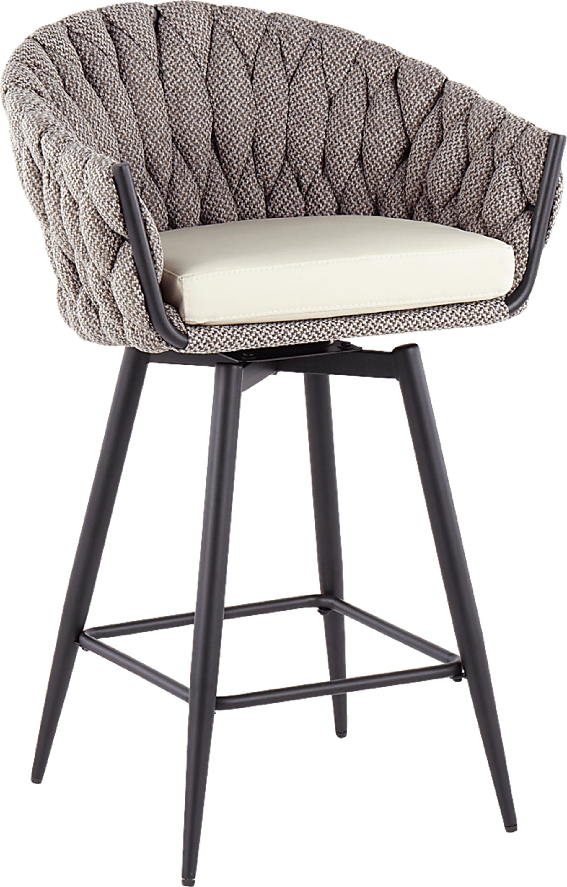 Edinger Cream Counter Height Stool, Set of 2 - Image 2