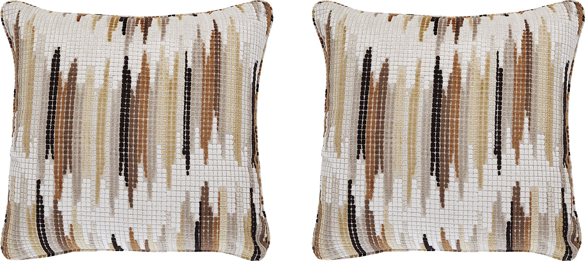 Edison Black Accent Pillows (Set of 2) - Image 1