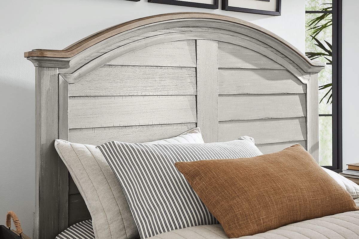 Edisto Bay Gray 3 Pc Queen Panel Bed | Rooms to Go