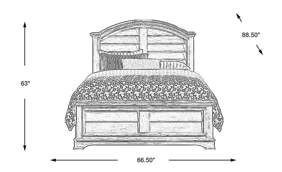 Edisto Bay Gray 3 Pc Queen Panel Bed | Rooms to Go