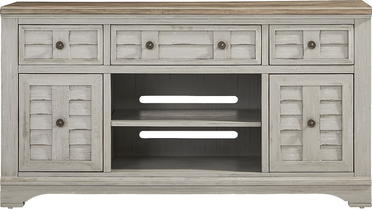 Edisto Bay Gray 64 In Console | Rooms to Go