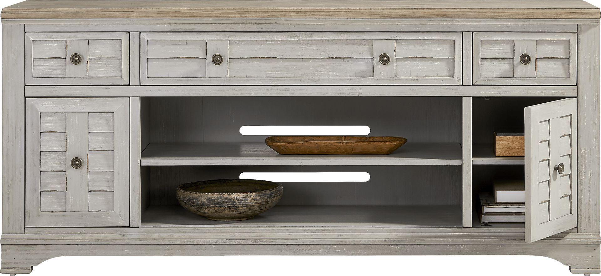 Edisto Bay Gray 78 in. Console - Image 2