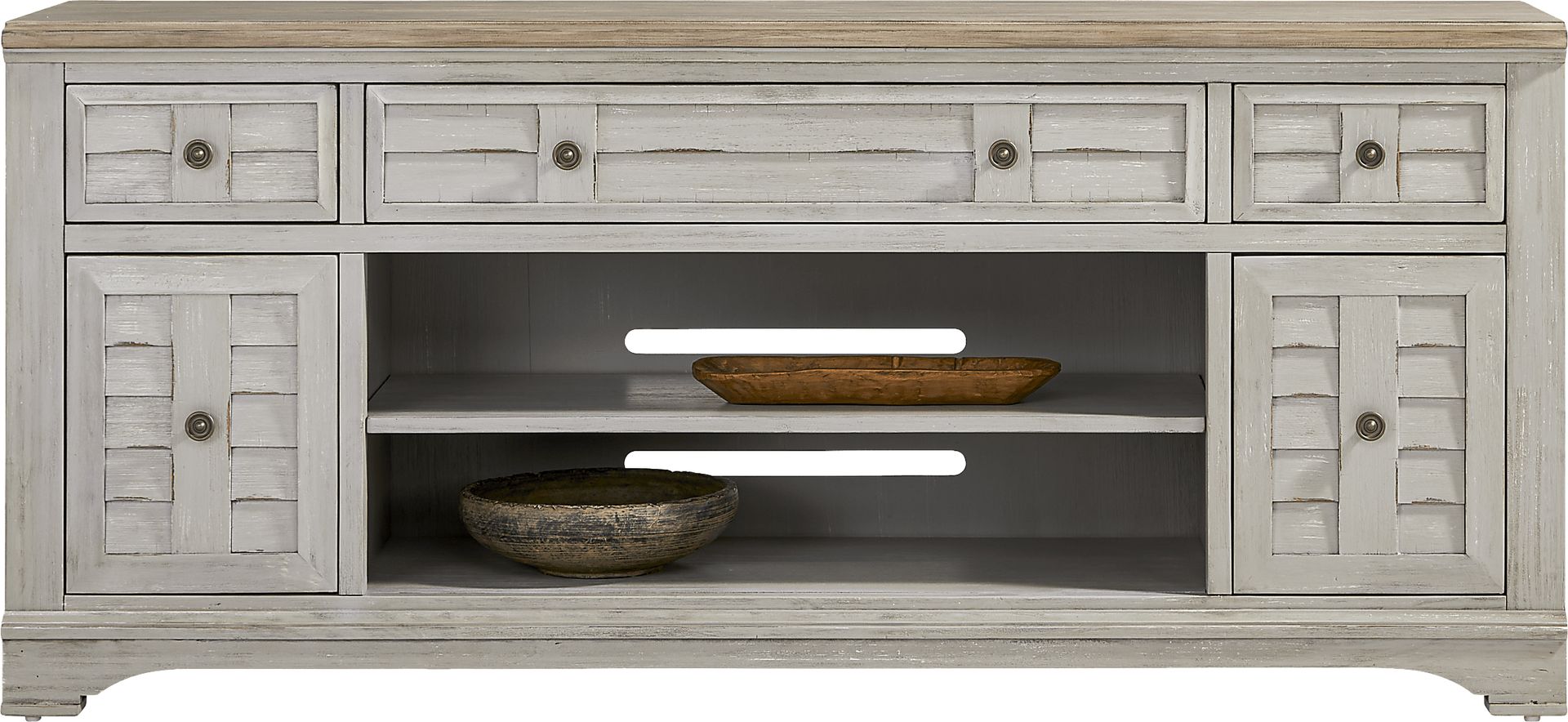 Edisto Bay Gray 78 in. Console - Image 3
