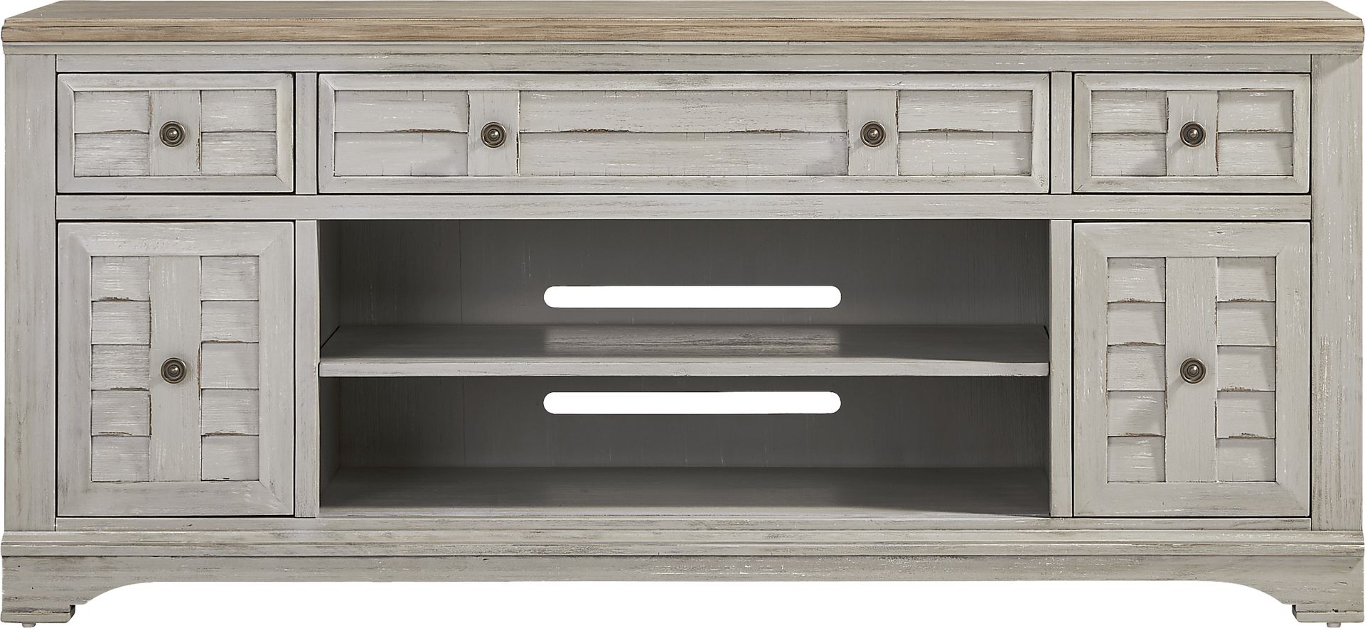Edisto Bay Gray 78 in. Console - Image 1