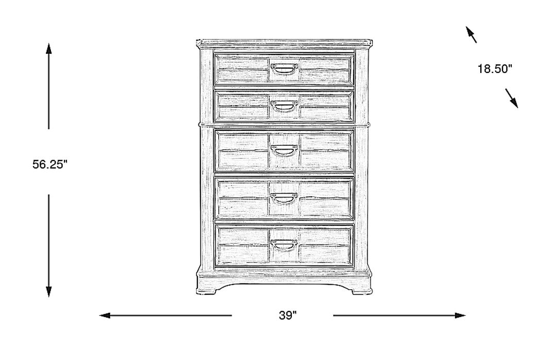 Edisto Bay Gray Chest