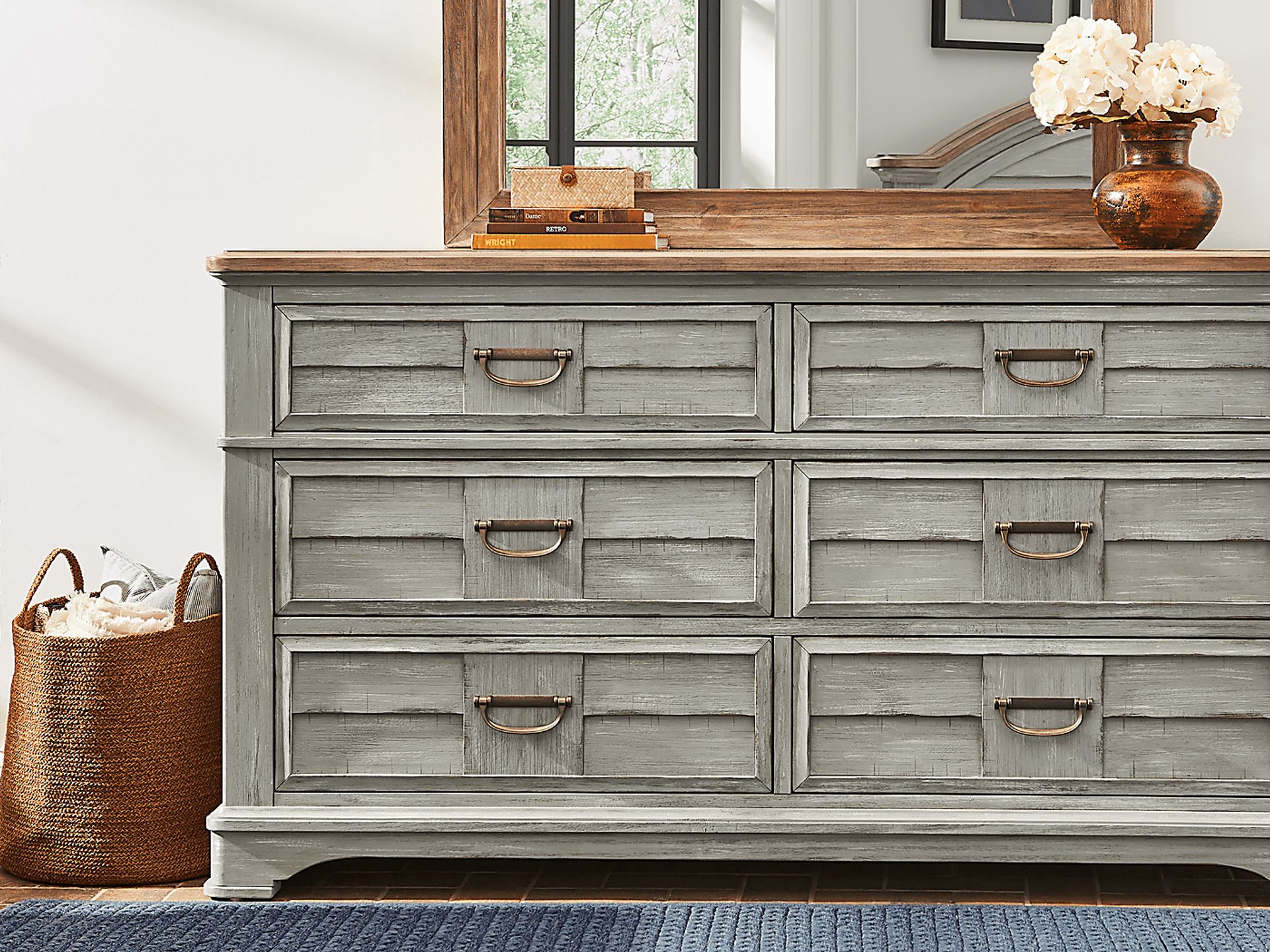 Edisto Bay Gray 5 Pc Queen Panel Bedroom - Image 6