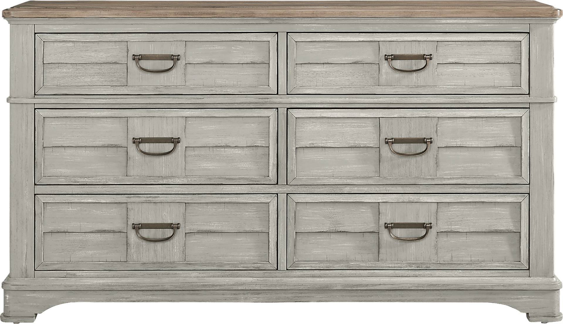 gray dresser