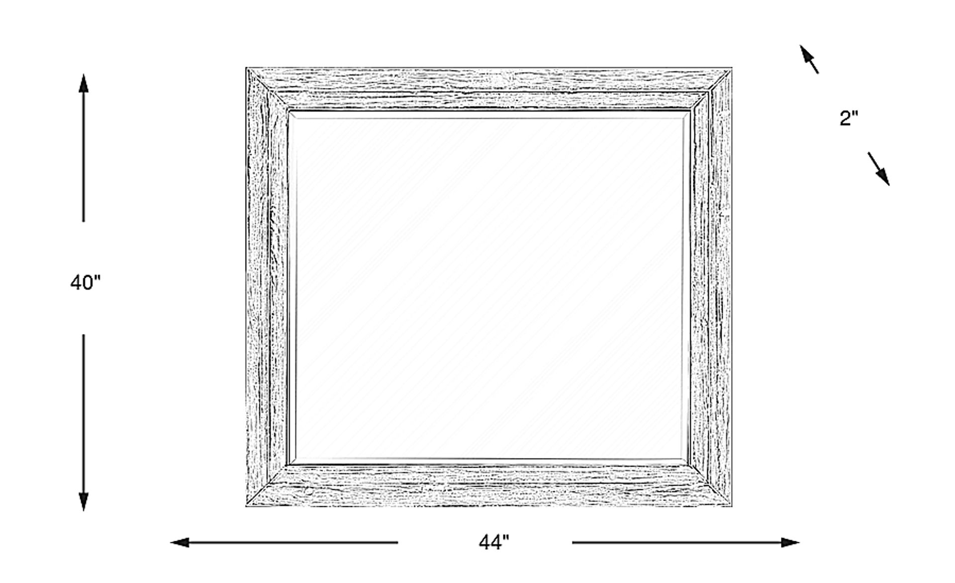 Dimension Image. Please refer to the Dimension Tab on this page for dimension details.