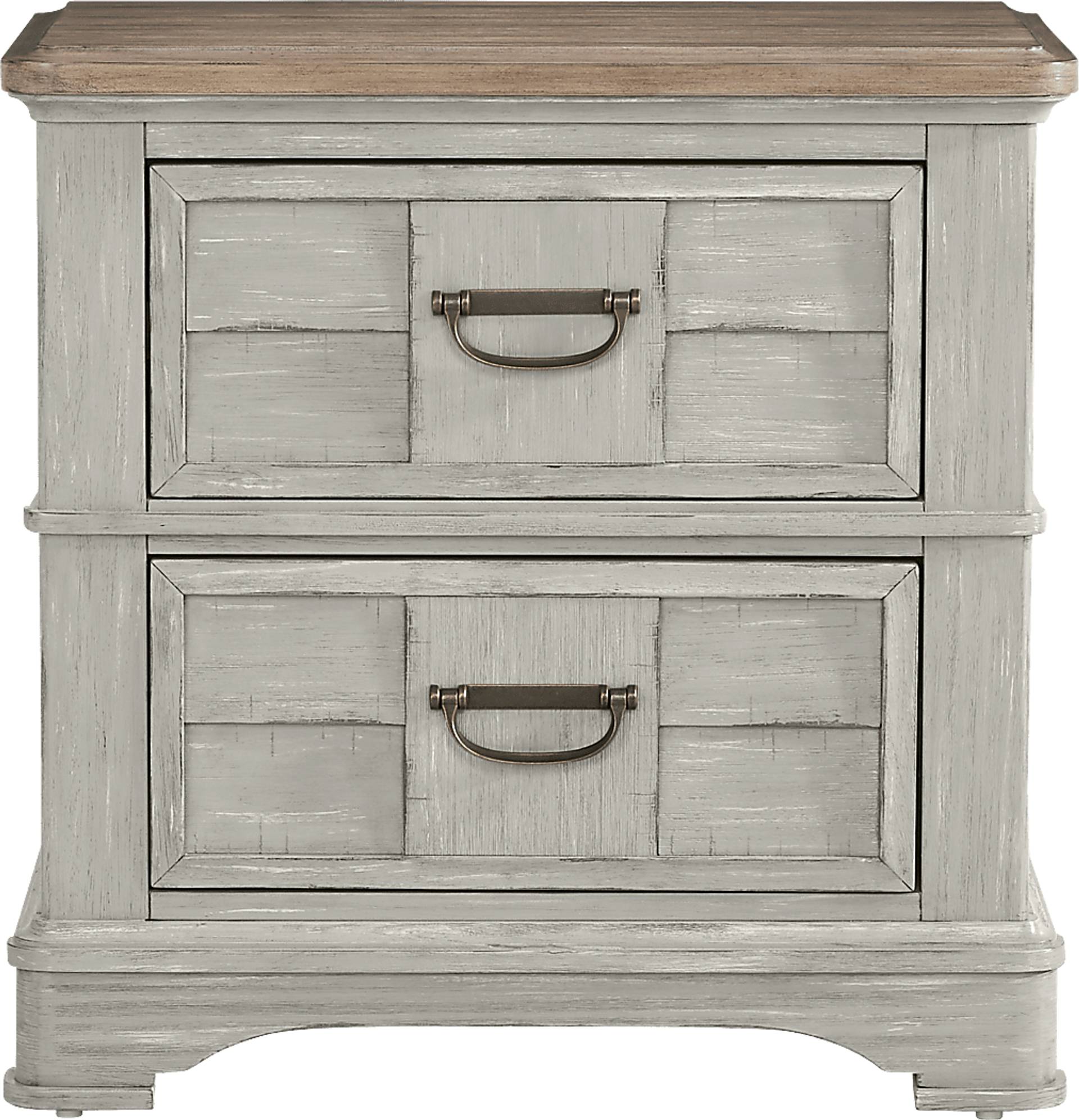 gray nightstand