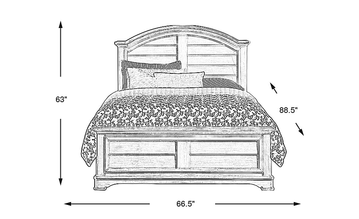 Edisto Bay White Colors,White 3 Pc Queen Panel Bed | Rooms to Go