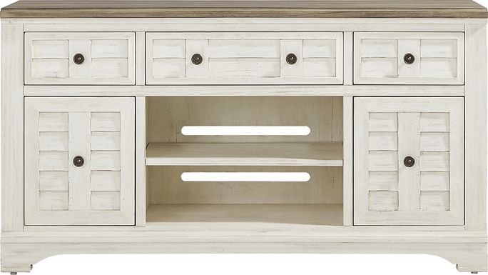 Edisto Bay White 64 in. Console