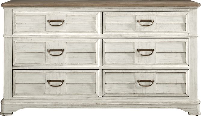 Edisto Bay White Dresser