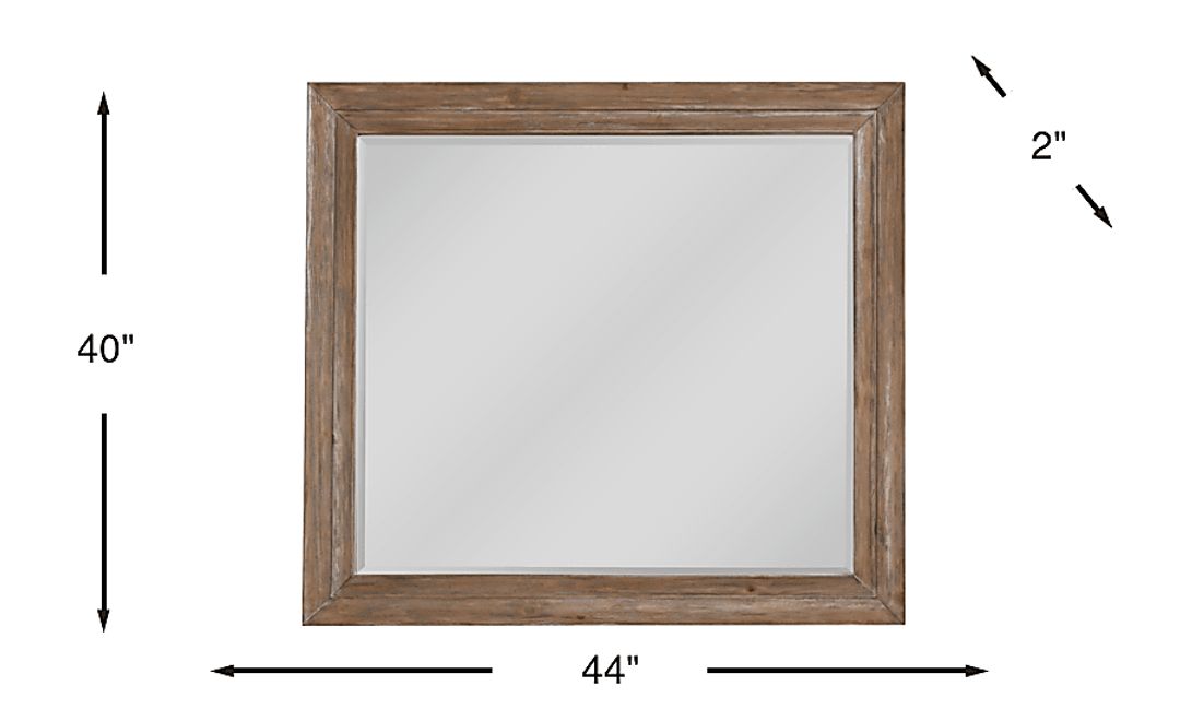 Edisto Bay White Mirror