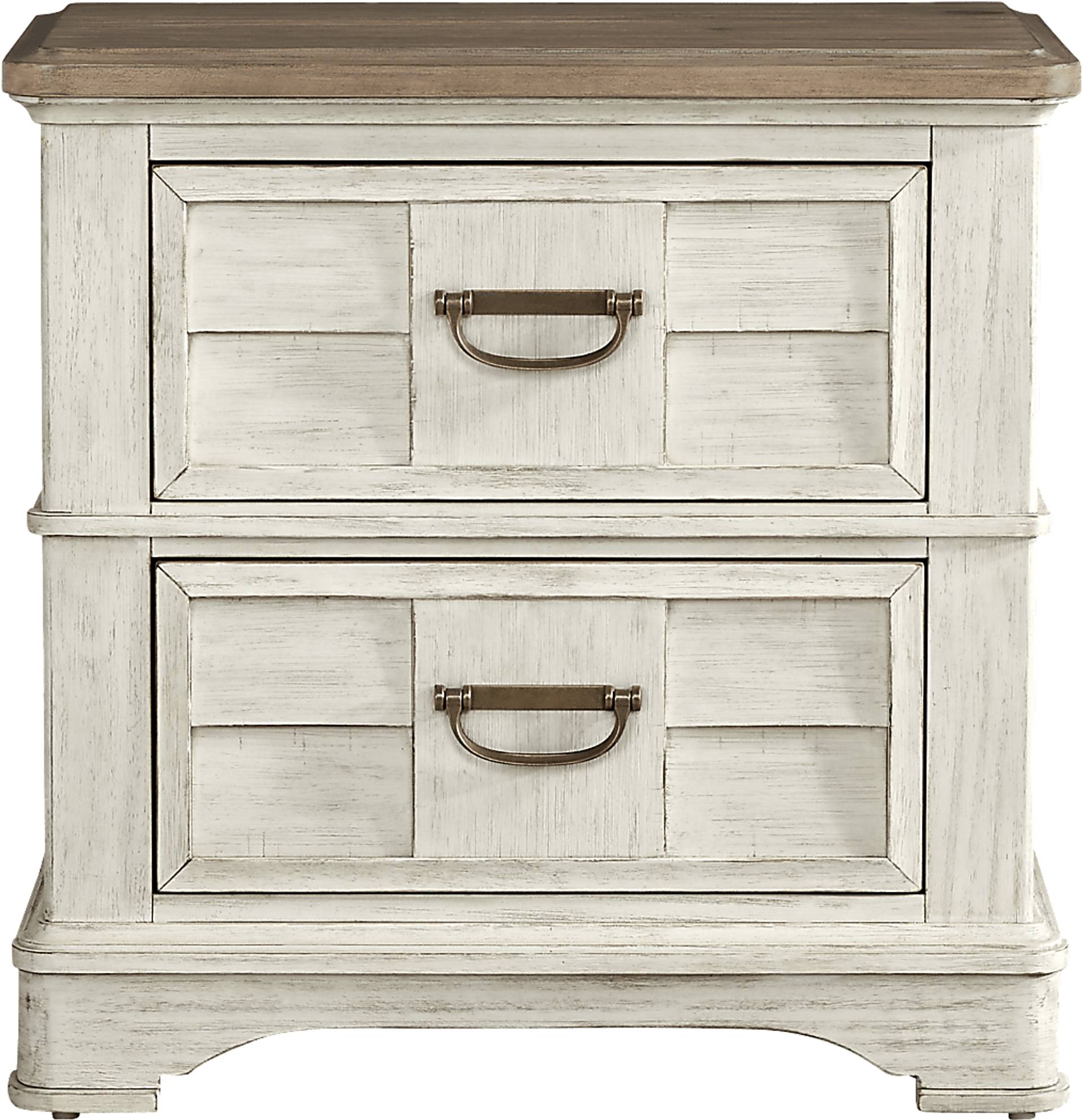 white nightstand
