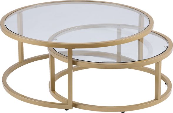 Edlie Gold Cocktail Table