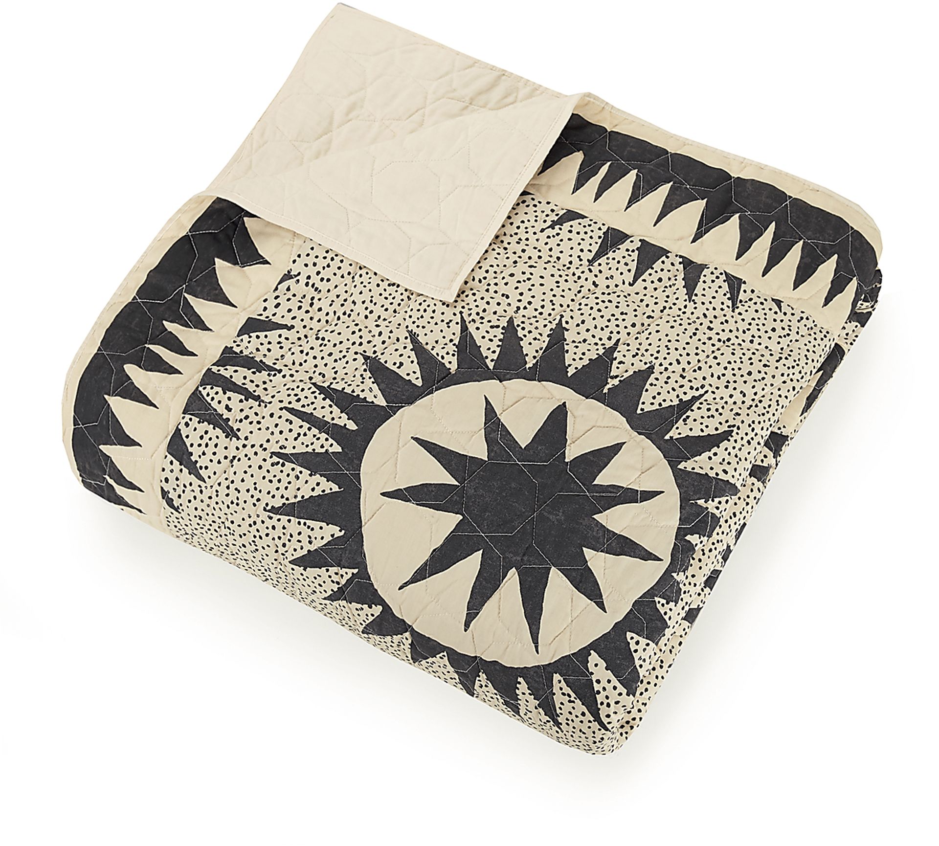 Edmarie Cream King 3 Pc Quilt Set - Image 4