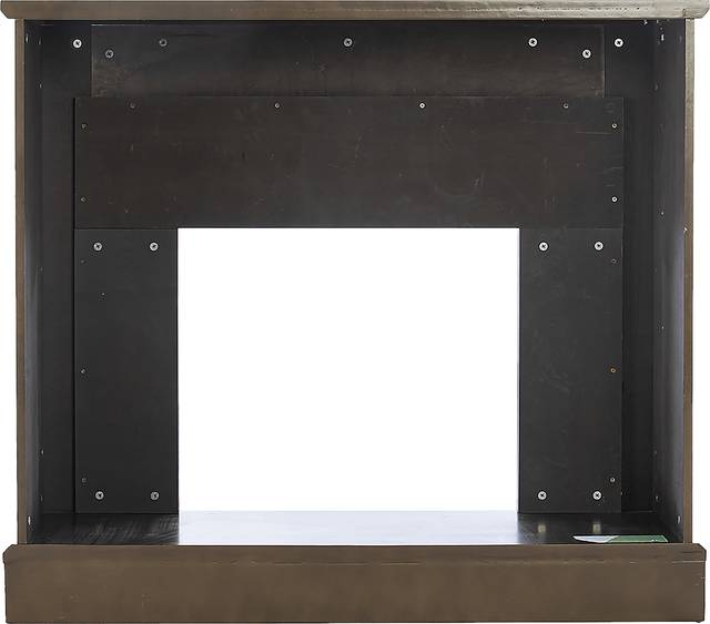 Edmarie III Brown 45 in. Console, With Smart Electric Fireplace - Thumbnail - Image 4