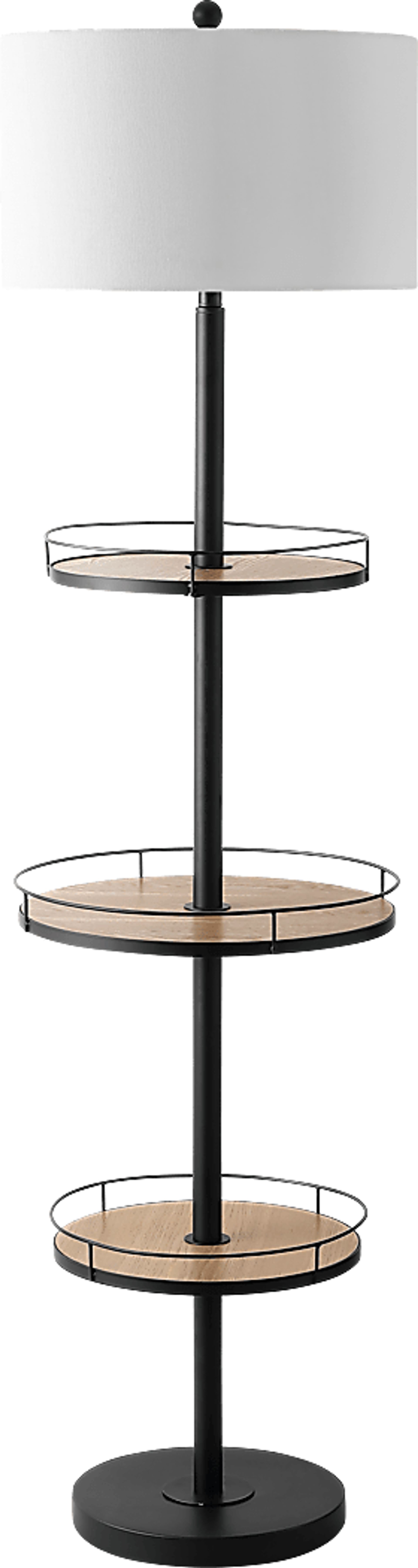 Edmore Hills Black Floor Lamp - Image 1