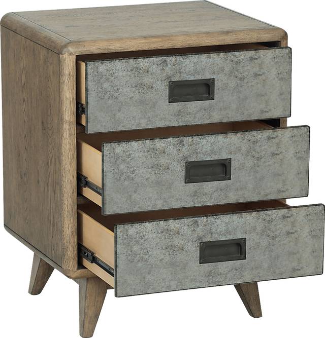 Edna Gray Accent Cabinet - Thumbnail - Image 2