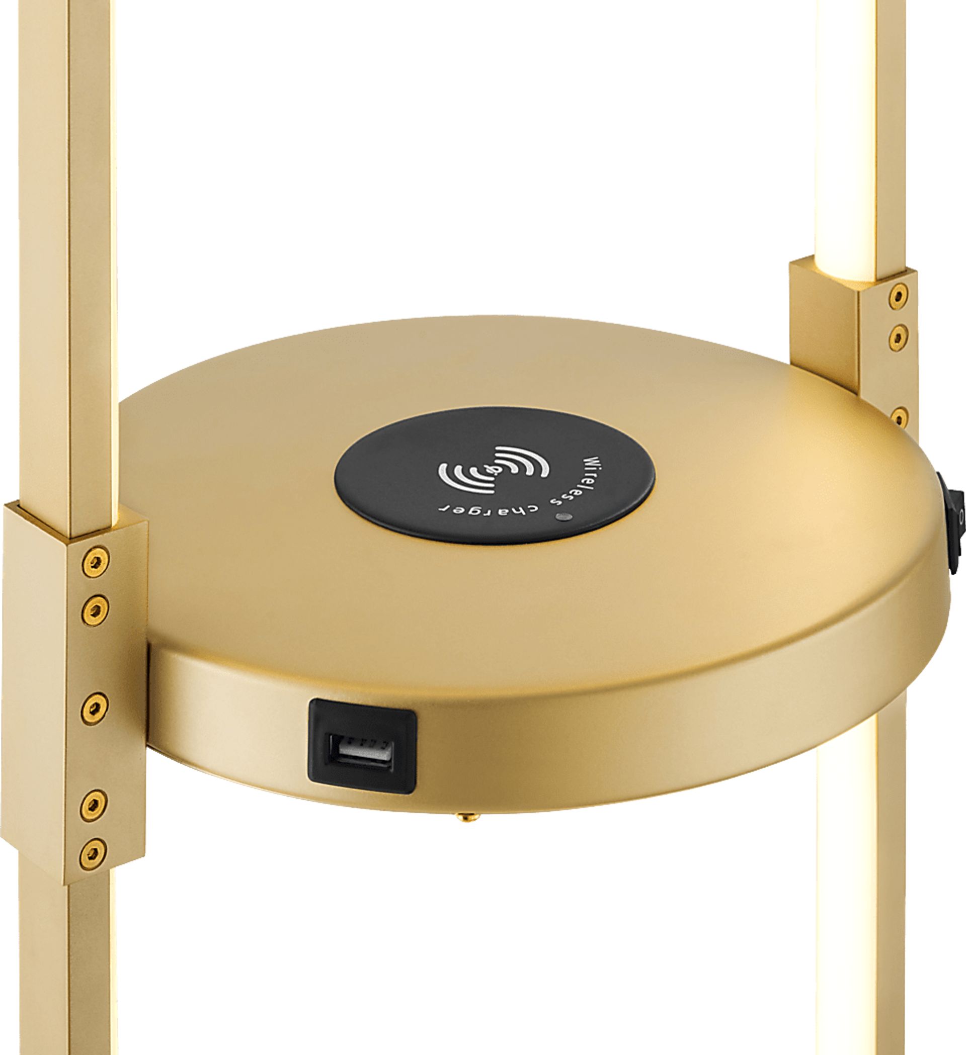 Ednam Avenue Gold Floor Lamp - Image 3