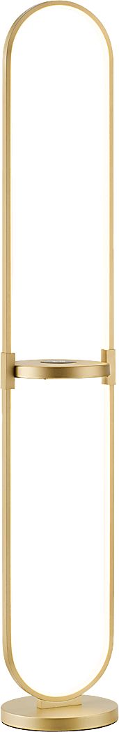 Ednam Avenue Gold Floor Lamp