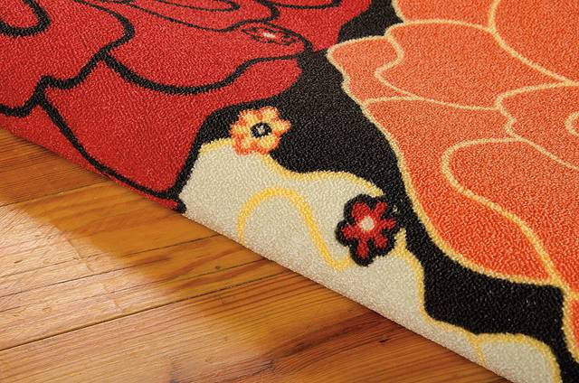 Edria Black 5' x 8' Indoor/Outdoor Rug - Thumbnail - Image 2