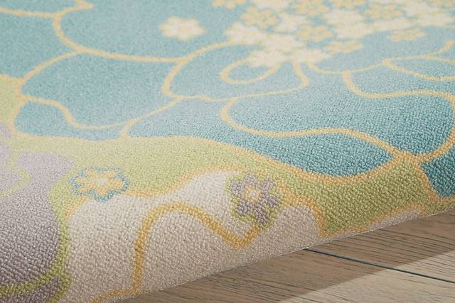 Edria Green 8' x 11' Indoor/Outdoor Rug - Thumbnail - Image 2