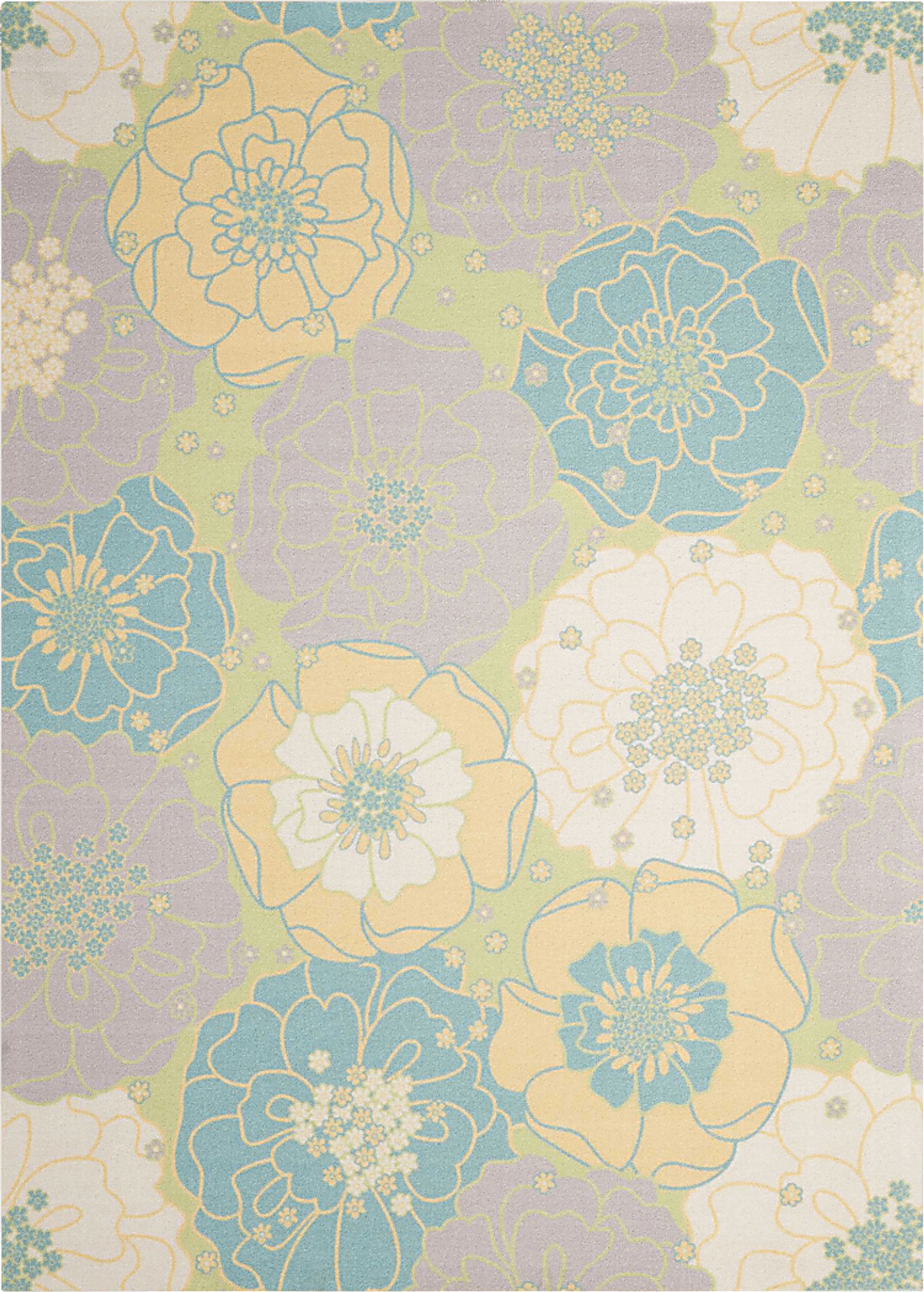 Edria Green 8' x 11' Indoor/Outdoor Rug - Image 1