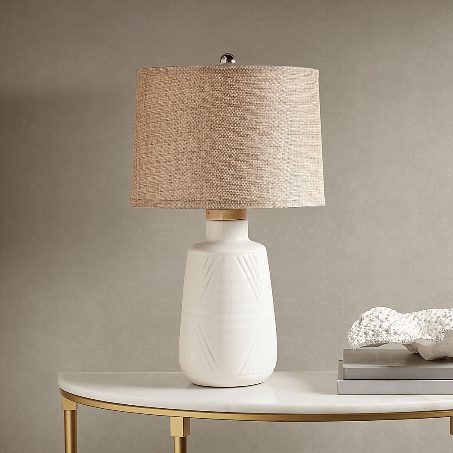 Edsall Trail Ivory Lamp - Image 3