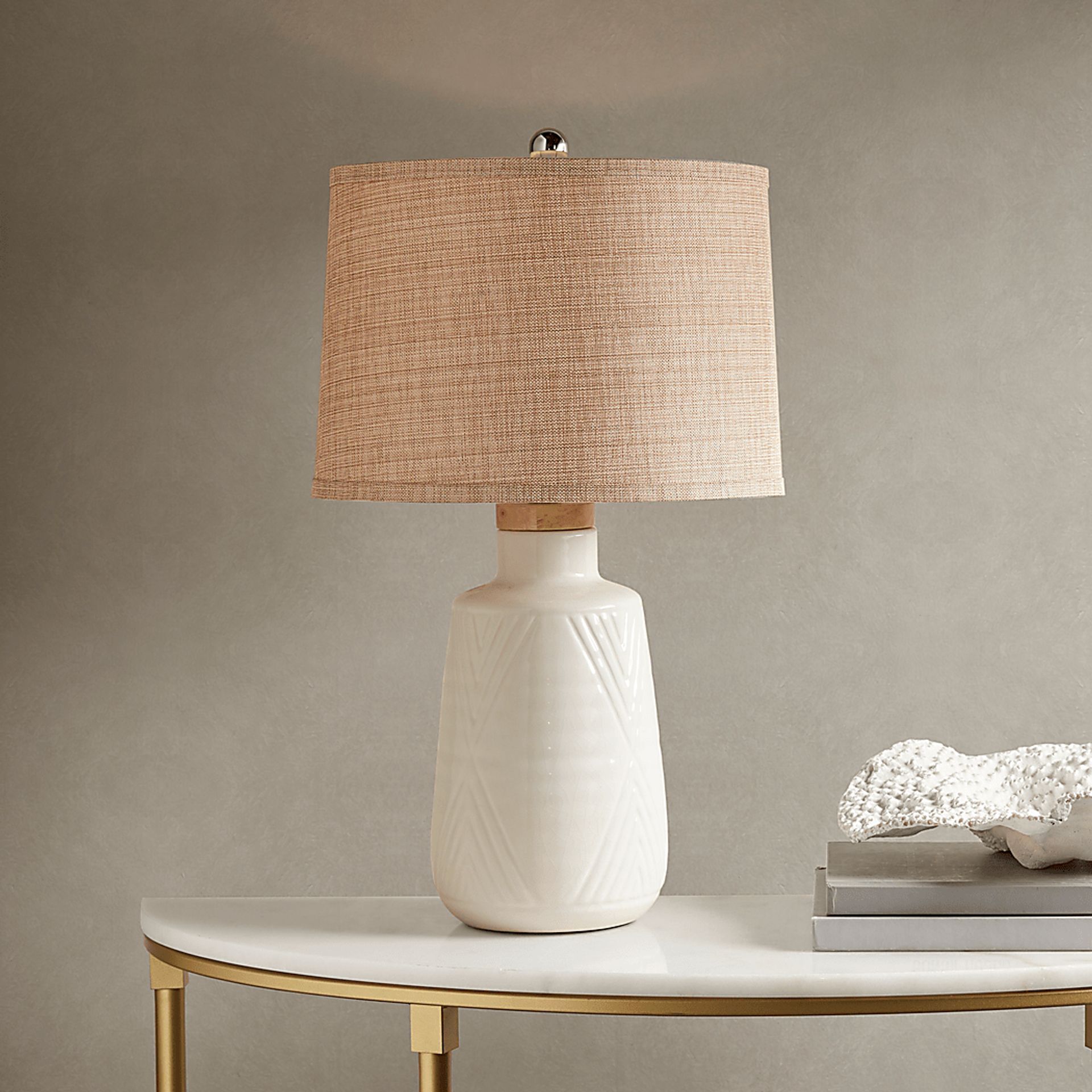 Edsall Trail Ivory Lamp - Image 4