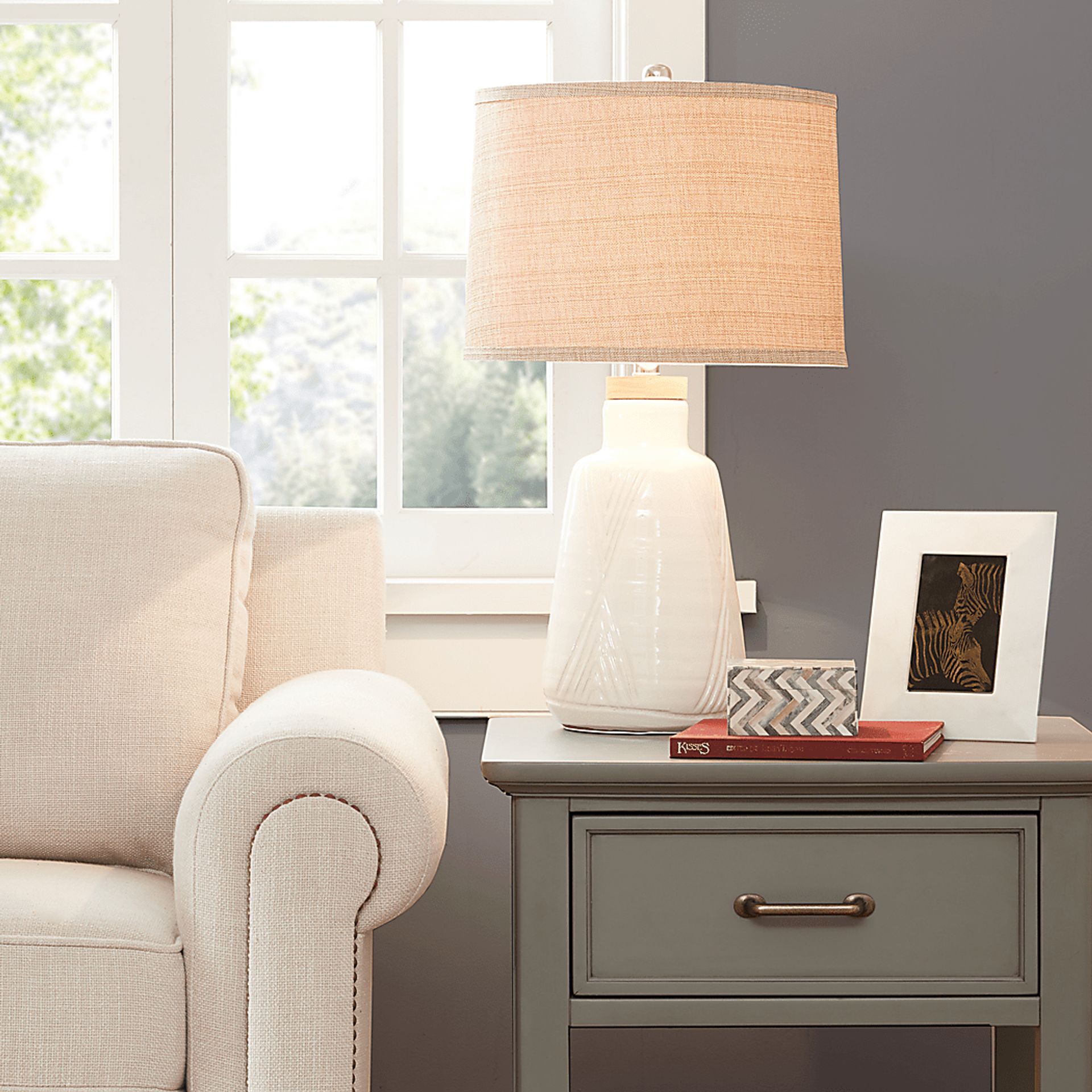 Edsall Trail Ivory Lamp - Image 5