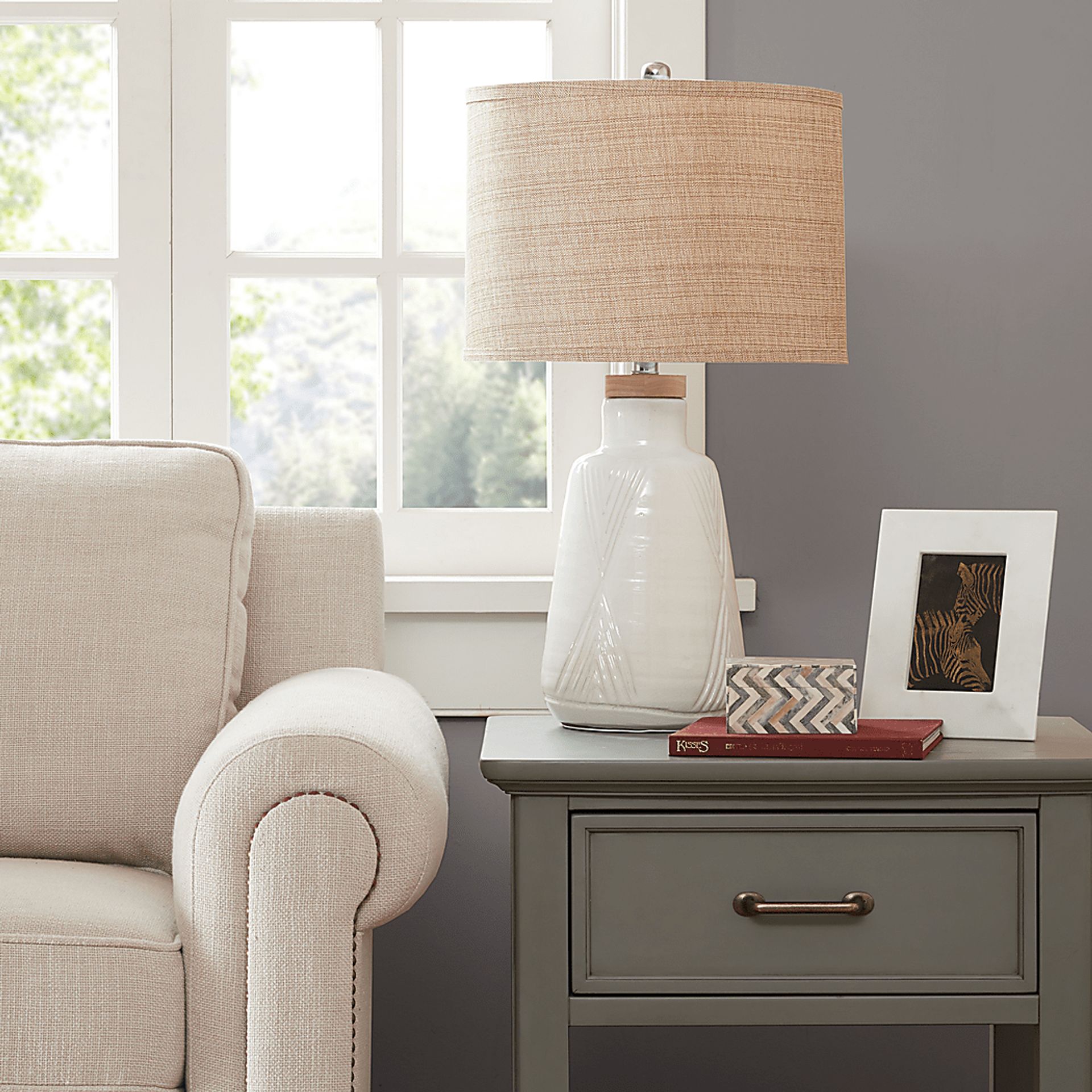 Edsall Trail Ivory Lamp - Image 6