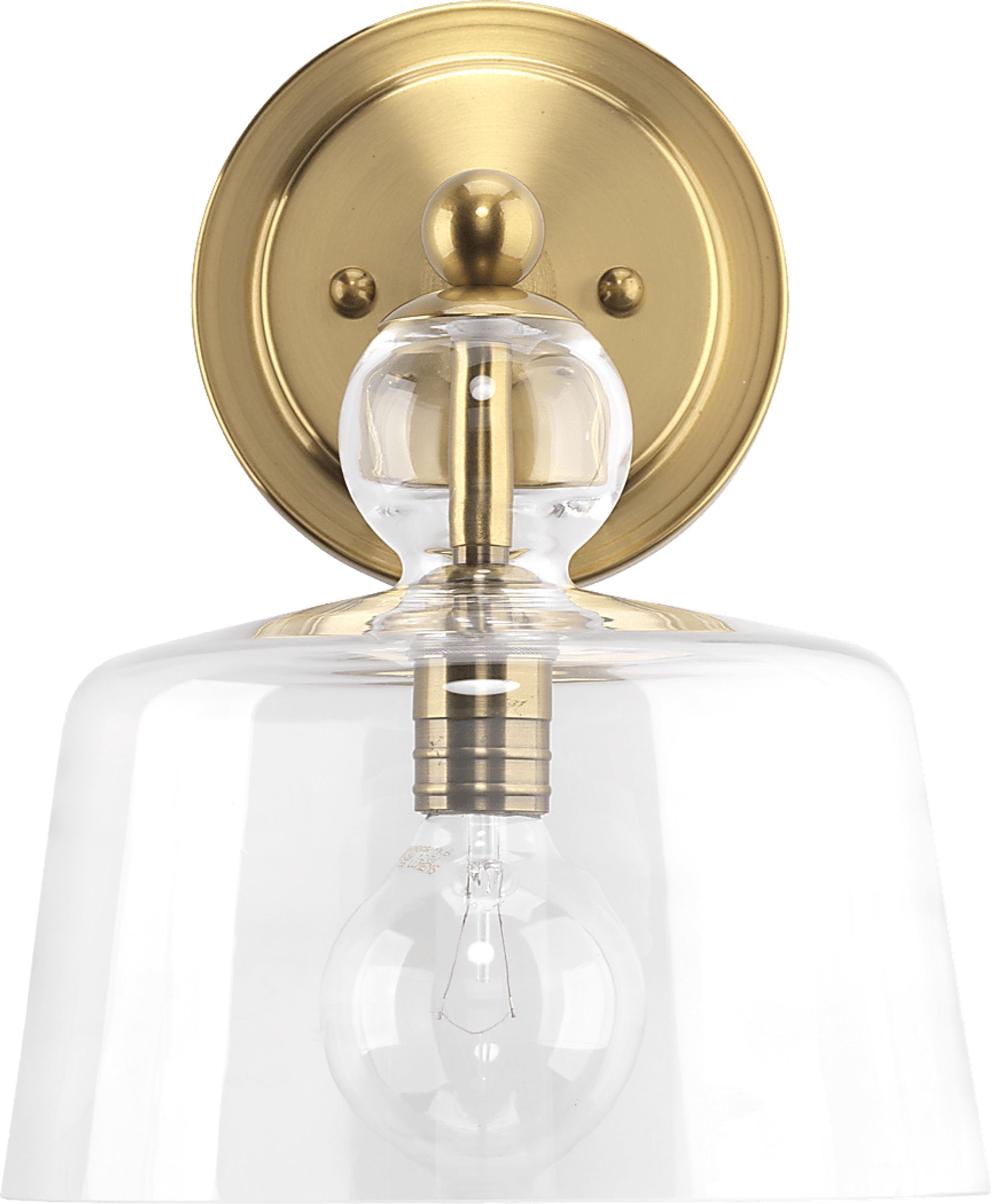 Edsel Grove Brass Sconce - Image 1