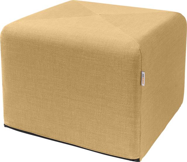 Edunci Beige Large Ottoman - Thumbnail - Image 1