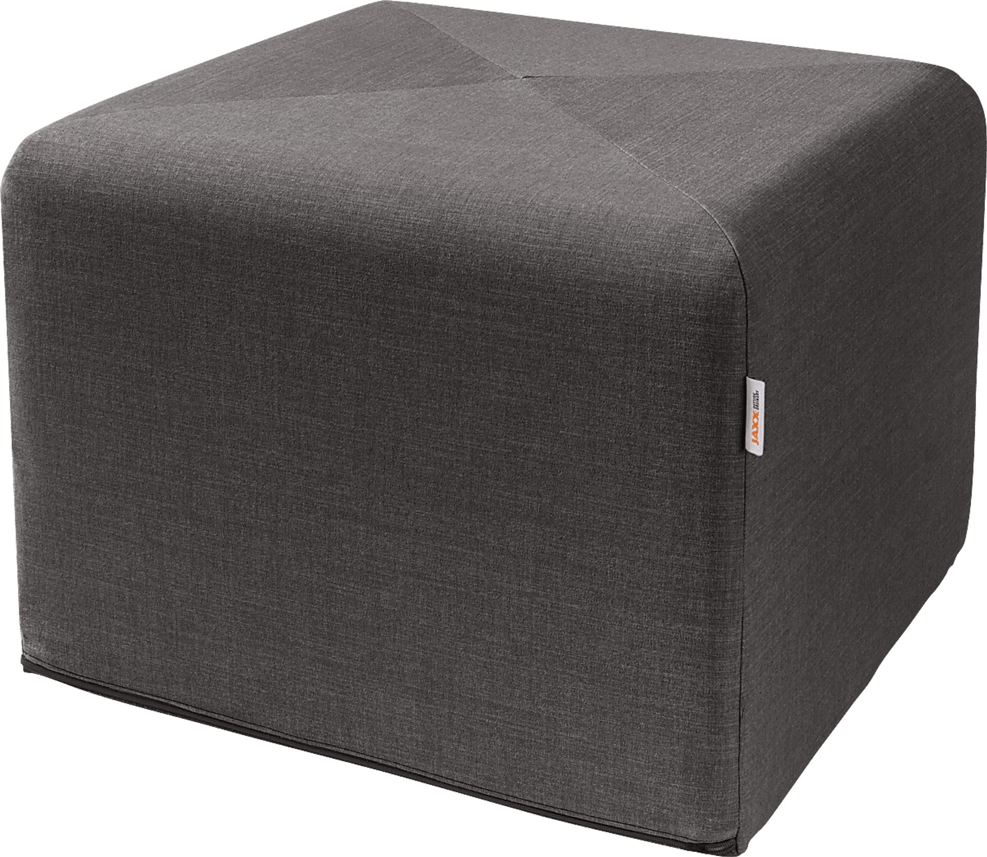 Edunci Black Large Ottoman - Image 1